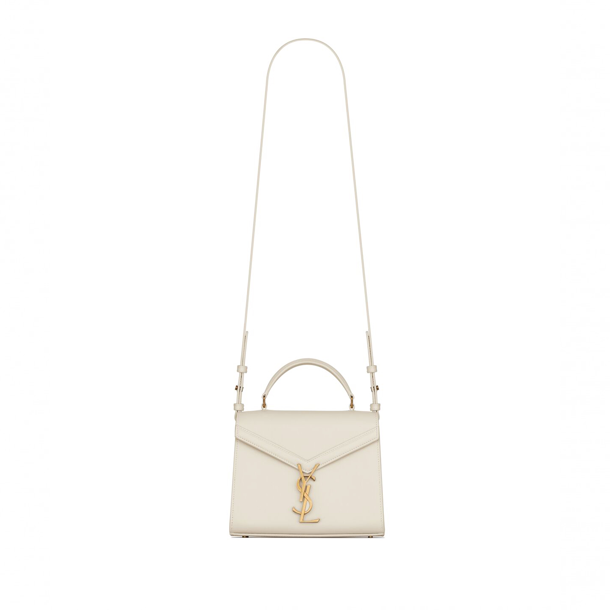 YSL CASSANDRA MINI TOP HANDLE BAG IN SMOOTH LEATHER 6027162358985 (20*16*7.5cm)